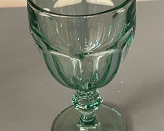 Libbey Gibraltar Spanish Green 6 3/4” Glass X 10