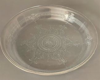 Vintage Fire King Pie Plate - RARE Sapphire Blue 