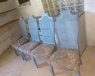 4 matching chairs