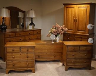 Durham solid maple bedroom furniture
