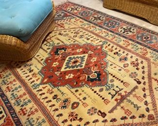 UP CLOSE CENTER OF RUG