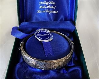 Excalibur Sterling Silver English Bracelet