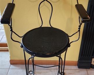 Antique Ice Cream Parlor Chair