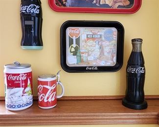 So many Coke items and memorabilia!