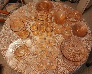 Pink Depression Glass