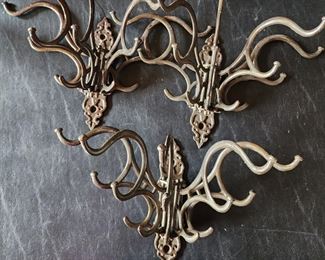 Ornate Hardware Hat Hooks