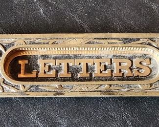 Brass Letter Slot