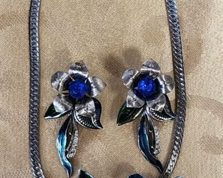 Vintage Necklace and Earring Set