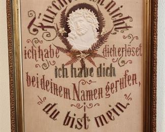 German Punch Paper Framed Picture