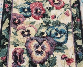 Pansy area rug