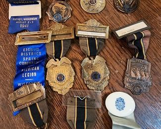 1940s American Legion Convention Medals