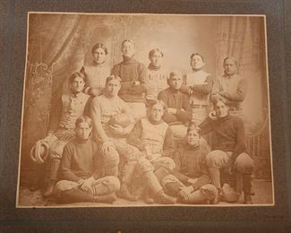 Early Sports Team Pictures from 1899, 1900, 1901, and 1902.