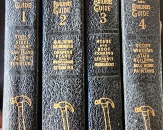Audels Builders Guide collection of books.
