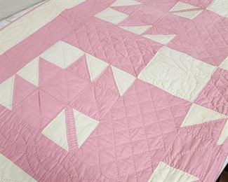 Amazing selection of handmade quilts and quilt tops.  This quilt measures 88x75
