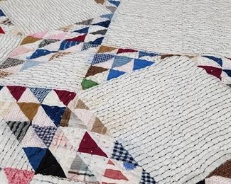 Amazing selection of handmade quilts and quilt tops. This quilt measures 72x75