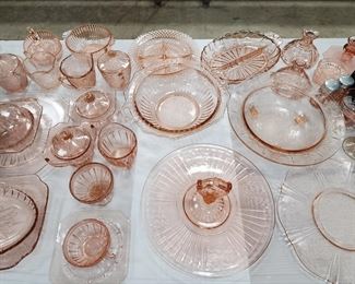 Pink Depression Glass