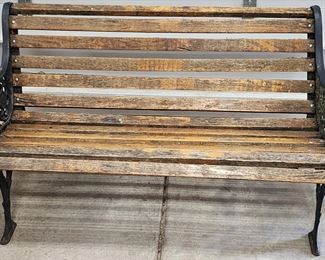 Cast Iron Park Bench