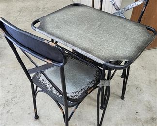 Industrial Style Table and Chairs