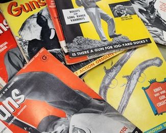 Guns Magazines, This sale has lots of paper and books!