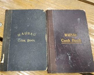 Early 1900s Wausau Wisconsin Cookbooks