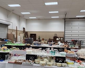 Lots of Glassware and furniture!