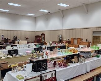 Lots of Glassware and furniture!