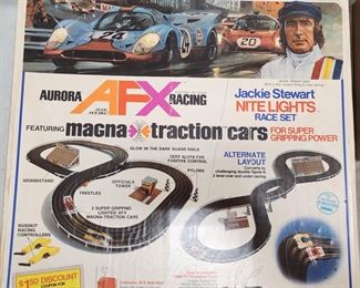 Aurora AFX Racing Slot Car Set in Original Box!