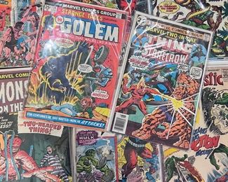 Vtg Comic books - Vault of Evil, Thor, Cloak and Dagger X-Men, Adam Strange, Monsters on the Prowl, Hulk, Fantastic Four, and more 