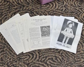 Vintage doll patterns