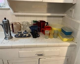 Vintage kitchen items. 