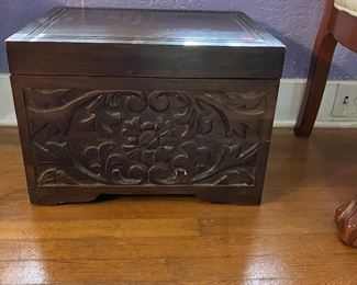 Carved chest
