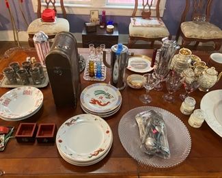 Chinese and Japanese dishes