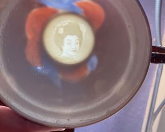 Beautiful lithopane cup and saucer by Betsons