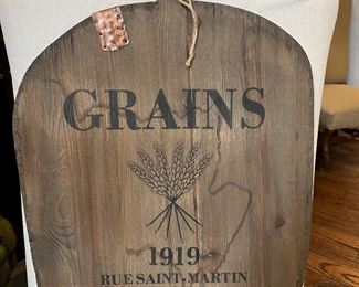 Large cutting board. Or maybe simply used as wonderful decoration.