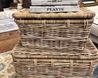 Nice, big sturdy, picnic, type  baskets