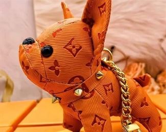 Orange LV key chain/purse jewelry 