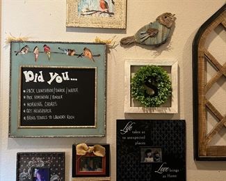 Lots of great home decor for your walls!!