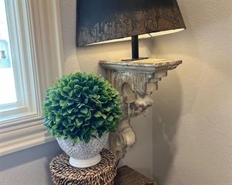 This is the opposite lamp and some more pretty home decor