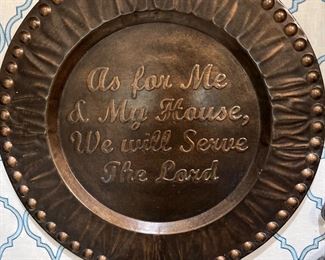 Approximately a 24 inch round tray