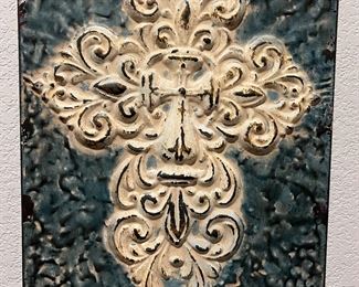 This wonderful piece is made of metal