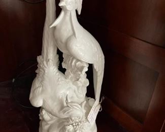 Italian porcelain birds