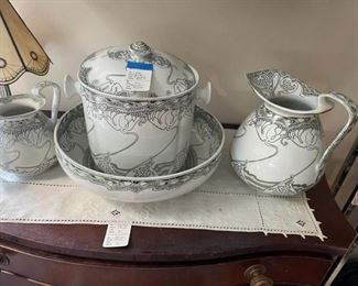 Doulton Burslem art nouveau wash set
