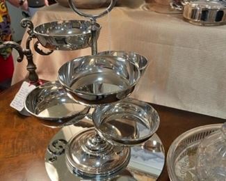 Silver-plated server