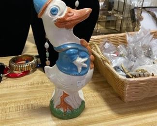 Donal duck iron doorstop