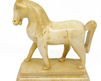 Chinese Carved Stone Horse