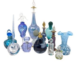 Glass And Crystal Perfume Bottles