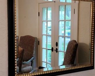 Another spot to check your lipstick. But seriously, it's a beautiful mirror!