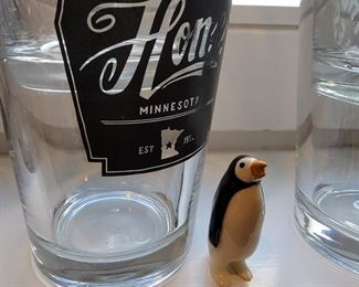 Tux the Penguin says, "Pour me something COLD!"