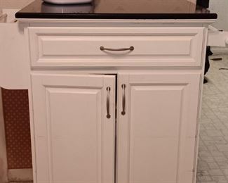 Wash stand, cart, corning ware