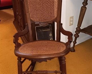 Victorian sewing rocker